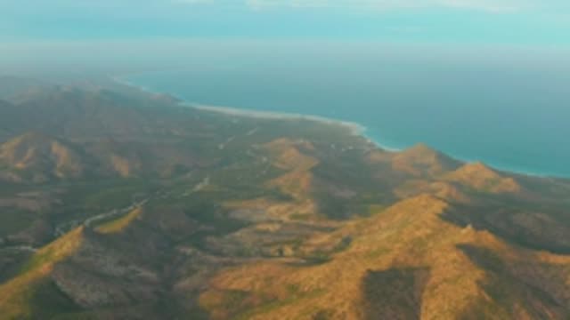 CABO PULMO LOS CABOS BCS MEXICO-2022: Winding Road Through Mountainous Coastline