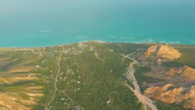CABO PULMO LOS CABOS BCS MEXICO-2022: Coastal Landscape with Winding Roads and Greenery