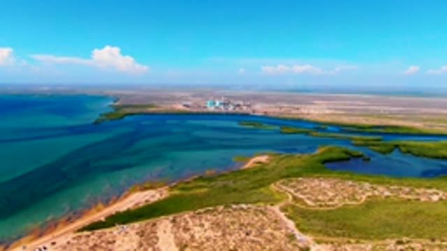 SAN CARLOS BCS MEXICO-2022: Tidal Shifts Along Coastal Inlet Shore