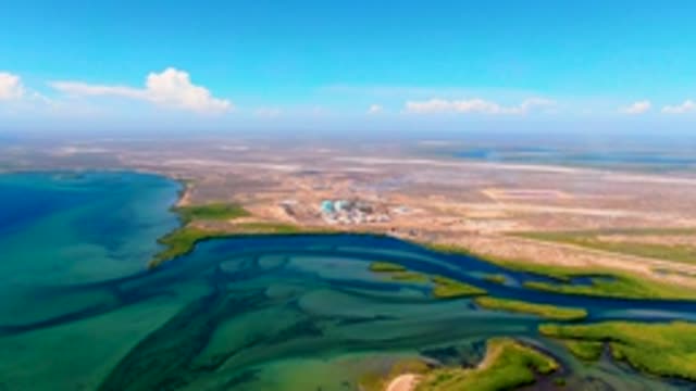 SAN CARLOS BCS MEXICO-2022: Shifting Tides in Coastal Inlets Aerial