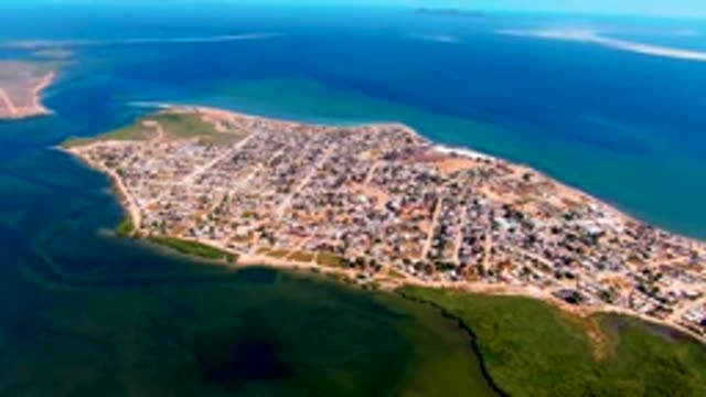 SAN CARLOS BCS MEXICO-2022: Coastal Town's Developing Shoreline From Above