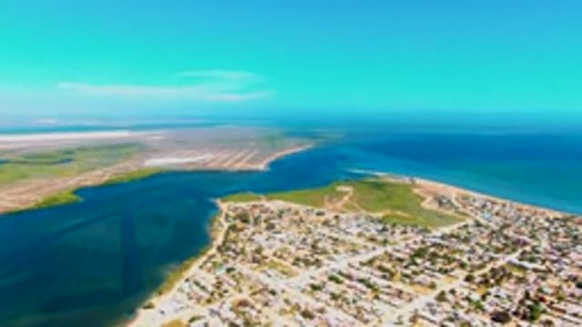 SAN CARLOS BCS MEXICO-2022: Shifting Shadow Over Coastal Water and Fields