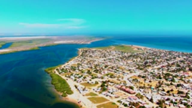 SAN CARLOS BCS MEXICO-2022: Coastal Town and Inlet with Shifting Sky Tones