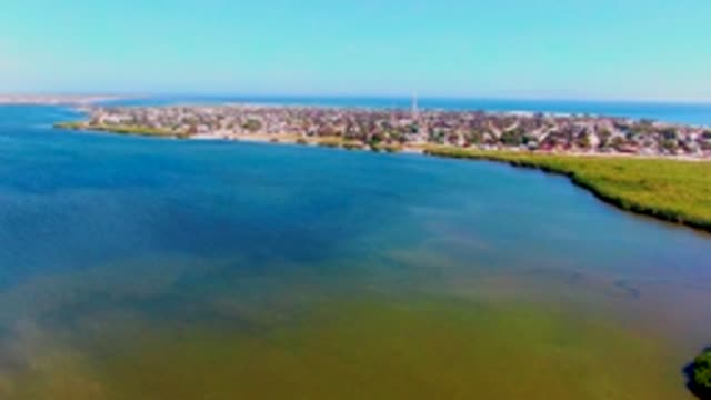 SAN CARLOS BCS MEXICO-2022: Coastal Town and Estuary From Above