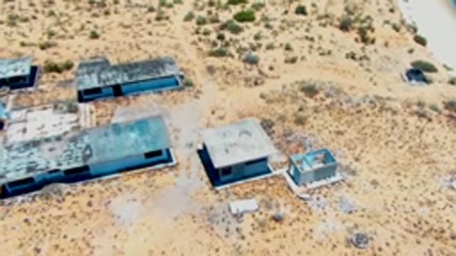 SAN CARLOS BCS MEXICO-2022: Abandoned Structures in Arid Desert Landscape