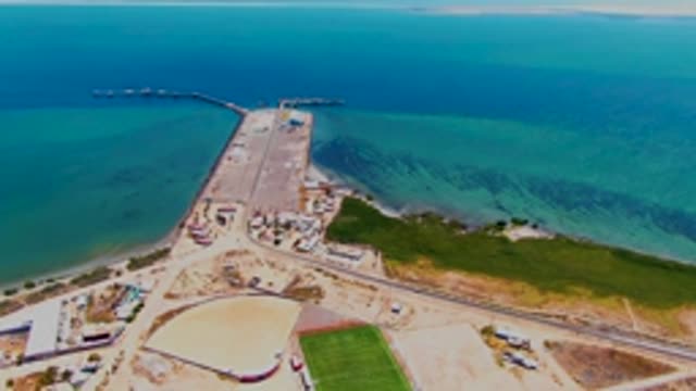 SAN CARLOS BCS MEXICO-2022: Coastal Dock and Land Activity in Motion