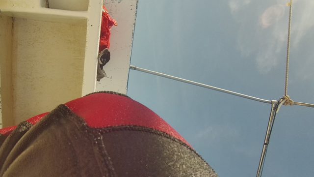 Hand Adjusting Sailboat Rigging