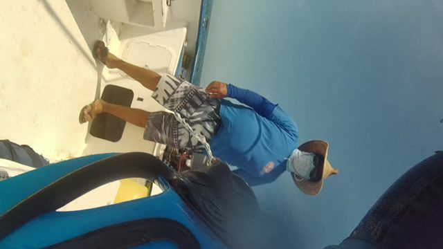 Person on Boat with Ocean Views