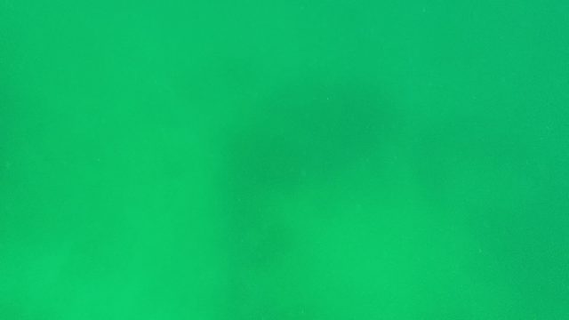 Silhouette Moving Across Green Screen Background