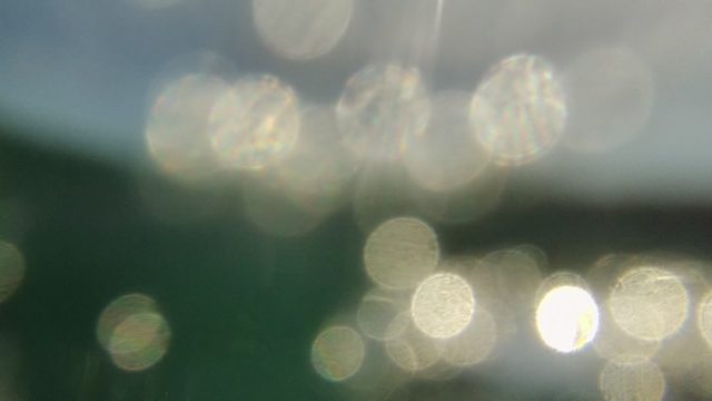 CABO PULMO BCS MEXICO-2022: Underwater View of Water Surface with Light Reflections