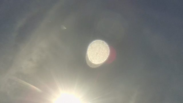 CABO PULMO BCS MEXICO-2022: Silhouetted Objects Passing in Front of Sun