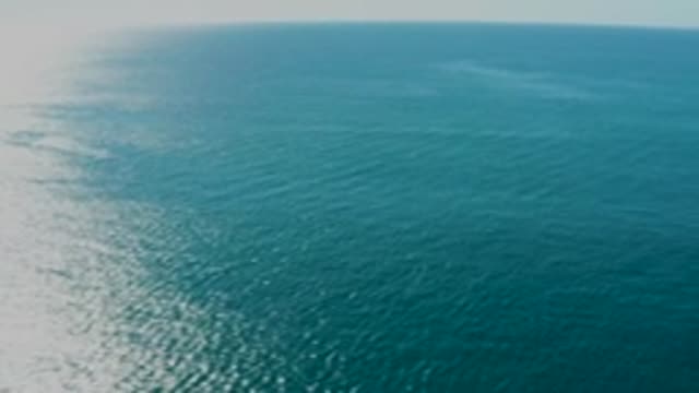 LA FORTUNA EAST CAPE BCS MEXICO-2022: Sunlight Glint on Calm Ocean Surface