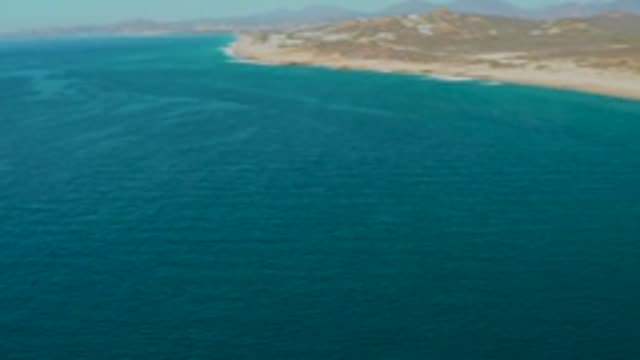 LA FORTUNA EAST CAPE BCS MEXICO-2022: Coastal Shoreline with Sandy Beach and Hills