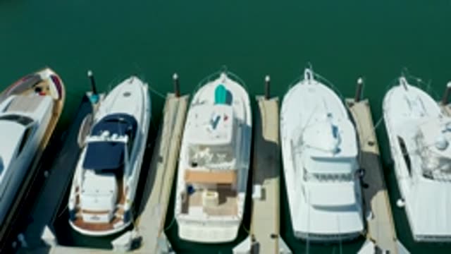 PUERTO LOS CABOS BCS MEXICO-2022: Gentle Motion of Docked Boats in Marina