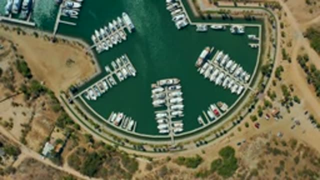 PUERTO LOS CABOS BCS MEXICO-2022: Boats Moving In and Out of Marina