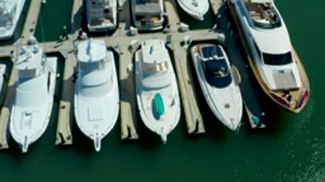 PUERTO LOS CABOS BCS MEXICO-2022: Boats and People Moving at Marina Dock