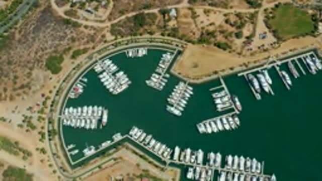 PUERTO LOS CABOS BCS MEXICO-2022: Boats Departing and Arriving at a Marina