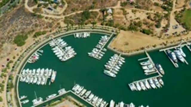 PUERTO LOS CABOS BCS MEXICO-2022: Marina Boats Docking and Departing