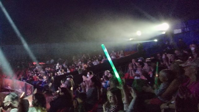 SAN JOSE DEL CABO BCS MEXICO-2022: Concert Crowd and Performer on Stage