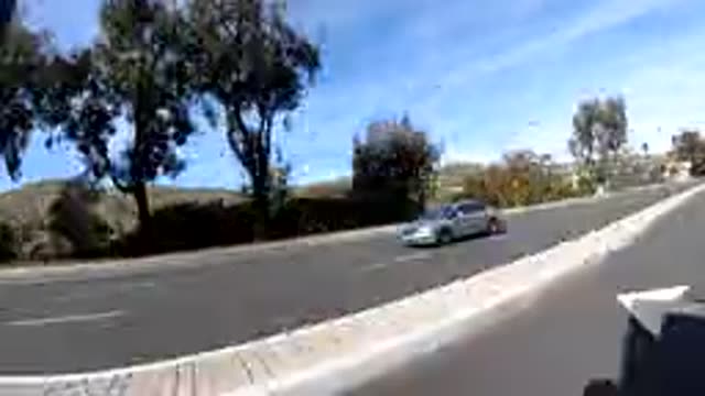 SAN CLEMENTE CALIFORNIA-2019: Time Lapse From On-Board Camera Driving Through City
