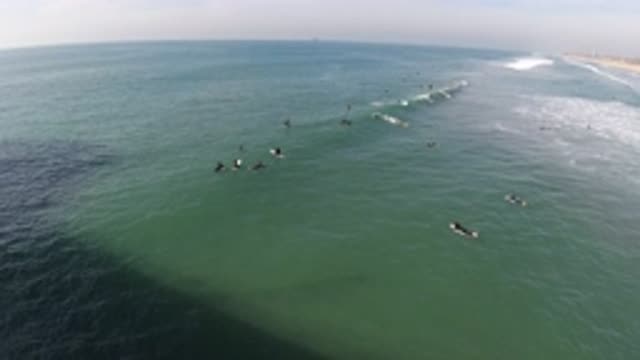 HUNTINGTON BEACH CALIFORNIA-2019: Surfers Having Fun and Surfing on the Coast