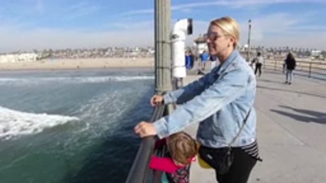 HUNTINGTON BEACH CALIFORNIA-2019: Fairy Travel On A Sunny Day
