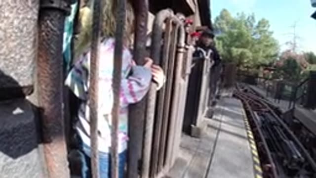 HUNTINGTON BEACH CALIFORNIA-2019: Kids Waiting In Line For A Roller Coaster Ride