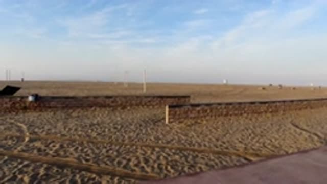 HUNTINGTON BEACH CALIFORNIA-2019: Asymmetrical Makeshift Beach Wall Decor On The