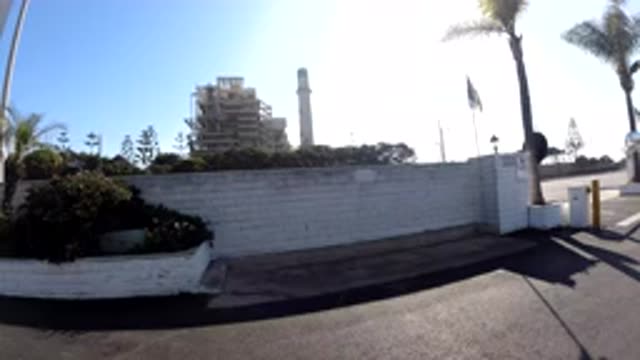 HUNTINGTON BEACH CALIFORNIA-2019: Time Lapse Video From The Outside Of A Vehicle