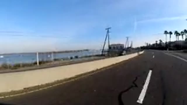 BOLSA CHICA CALIFORNIA-2019: Car Walking On Very Busy Avenue With Lots Of Cars