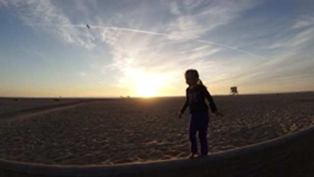 BOLSA CHICA CALIFORNIA-2019: Just Look at the Peace and Calm of His Little Girl