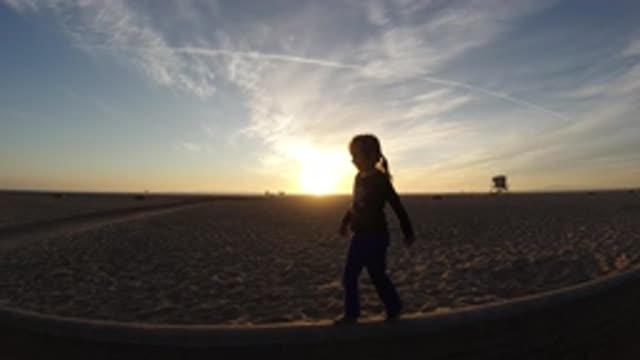BOLSA CHICA CALIFORNIA-2019: A Relaxing Scene of a Beach Sunset