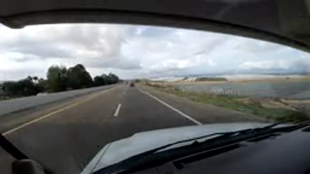 CENTRAL COAST CALIFORNIA-2019: Driving On The Road So Fast Will Cause Accident