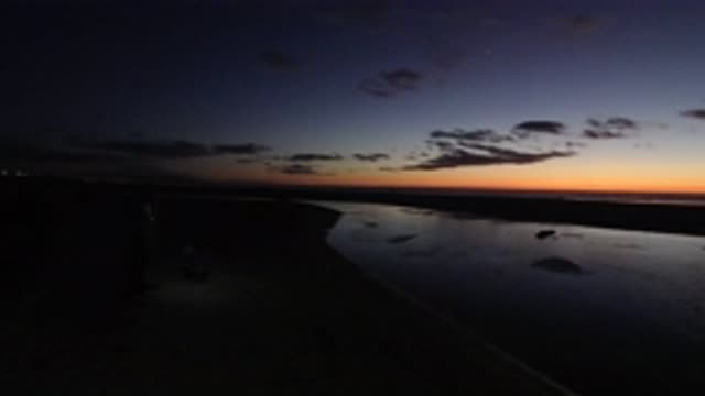 PISMO BEACH CALIFORNIA-2019: Watching The Sunset On Valentine's Day From The