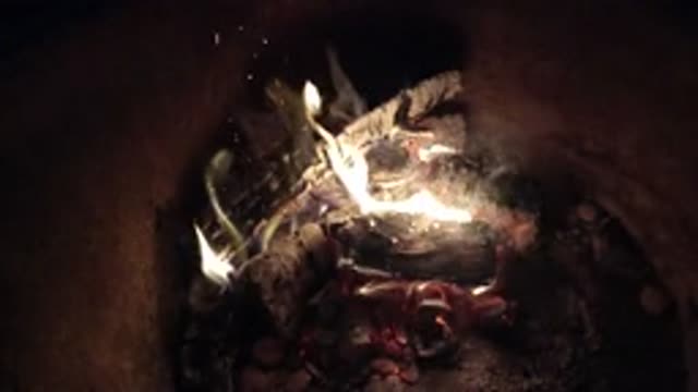 PISMO BEACH CALIFORNIA-2019: In Winter It Is Common For People To Light A Fire