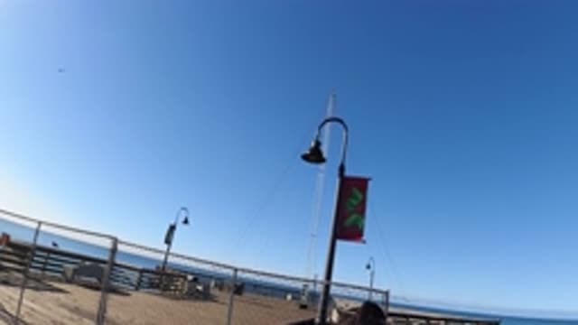 PISMO BEACH CALIFORNIA-2019: The Boardwalk Across the Sea Looks So Beautiful
