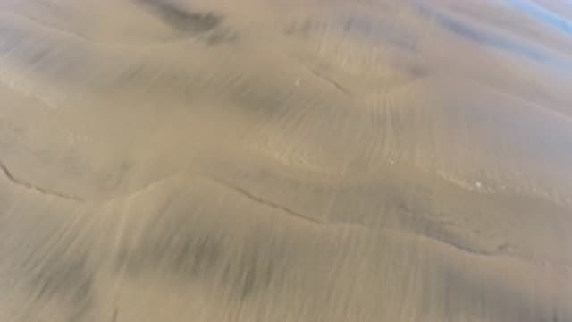 PISMO BEACH CALIFORNIA-2019: Aerial Desert Landscape With Cracks On The Ground