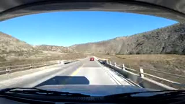 CENTRAL COAST CALIFORNIA-2019: Video From A Car With The Camera Mounted