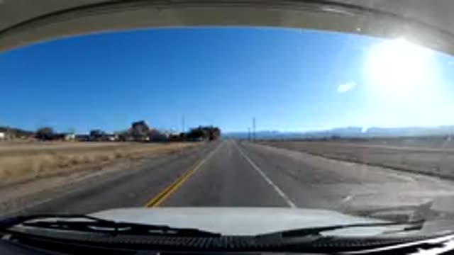 CENTRAL COAST CALIFORNIA-2019: Car Speeding Down The Road And Video Sped Up In