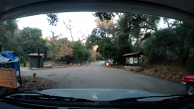 CENTRAL COAST CALIFORNIA-2019: Video From A Running Car On An Empty Road