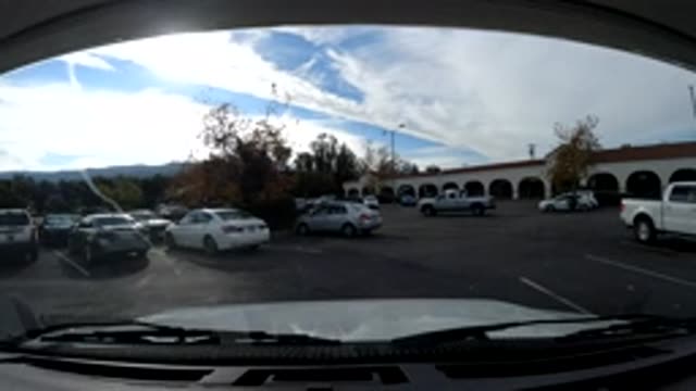 OJAI CALIFORNIA-2019: Time Lapse Of A Street View