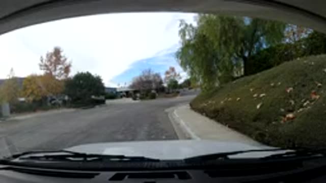 OJAI CALIFORNIA-2019: Driving In Town And Stopping By For A Little To Have