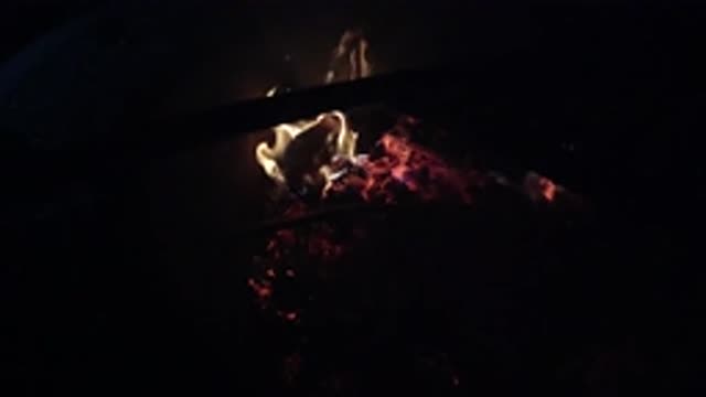 OJAI CALIFORNIA-2019: A Fire Burning Bright in The Dark