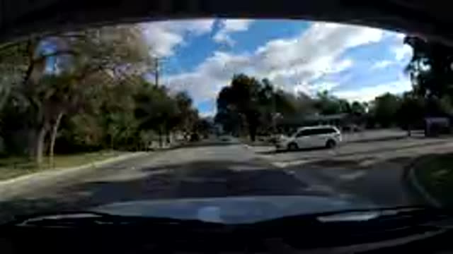 OJAI CALIFORNIA-2019: A Vehicle Running Fast on Road with Other Cars in Front