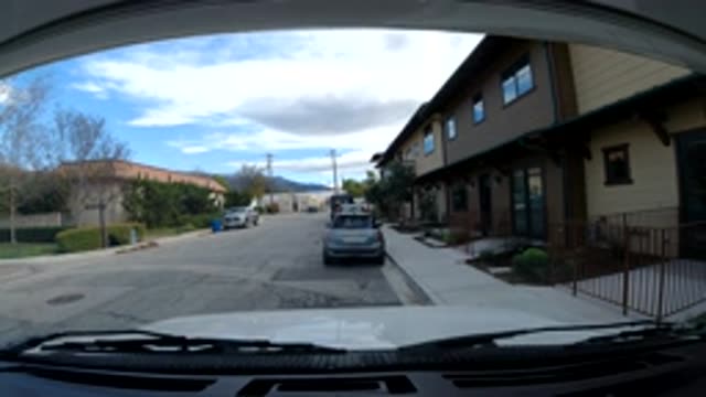 OJAI CALIFORNIA-2019: A Timelapse Of The Day Going By And There Are Many Cars