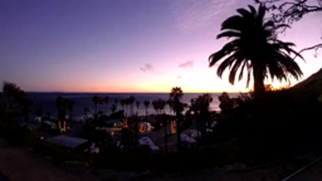 MALIBU CALIFORNIA-2019: Dusk in the Beautiful Malibu