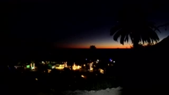MALIBU CALIFORNIA-2019: Accelerated Beauty of a Sunset in a Busy City