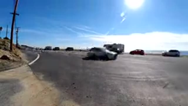 MALIBU CALIFORNIA-2019: Fast Moving Vehicles On The Highway