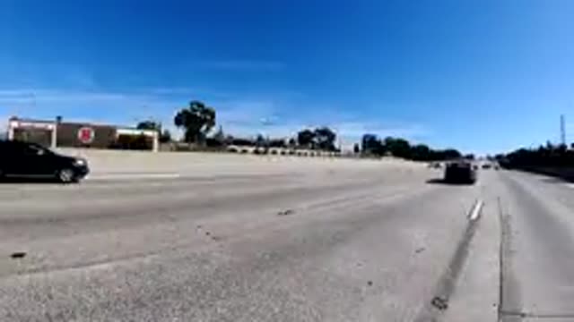 MALIBU CALIFORNIA-2019: Vehicles Traveling Down The Freeway