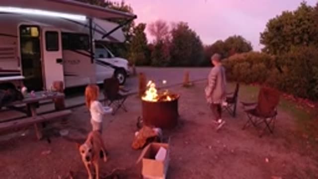 SAN CLEMENTE CALIFORNIA-2019: Mom And Daughter Standing At A Barbecue Pit